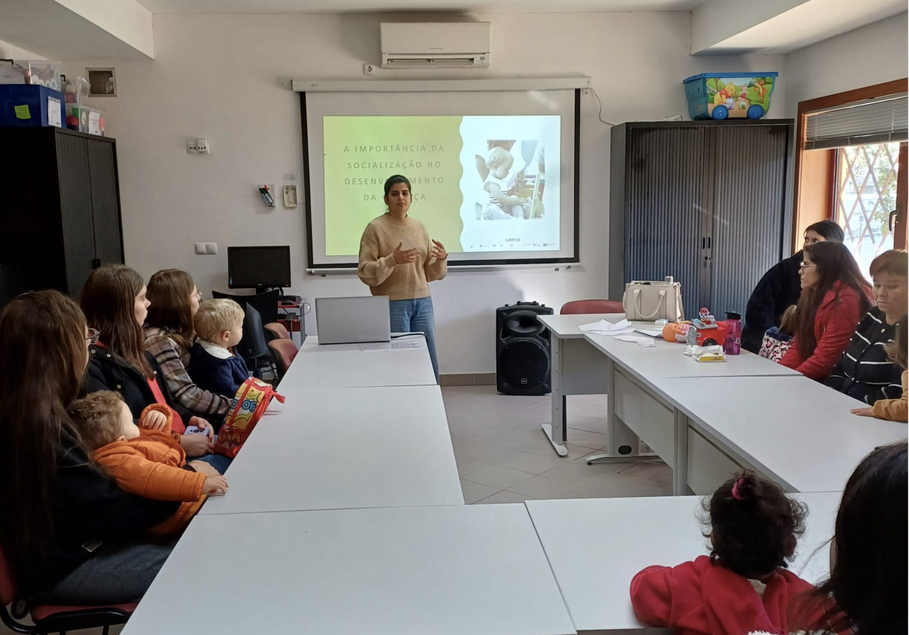 Caerus CLDS5G promoveu oficina sobre socialização no desenvolvimento infantil