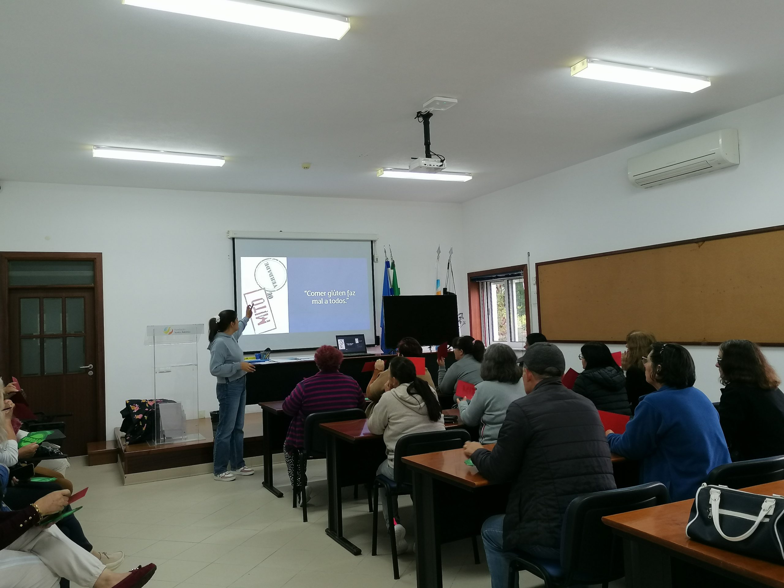 Caerus promoveu workshops de alimentação saudável