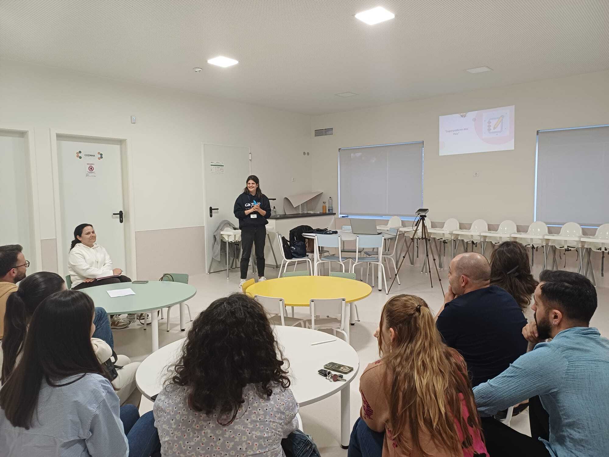 Caerus promove oficina de parentalidade “O Papel dos Pais” na creche de Vila Boa do Bispo
