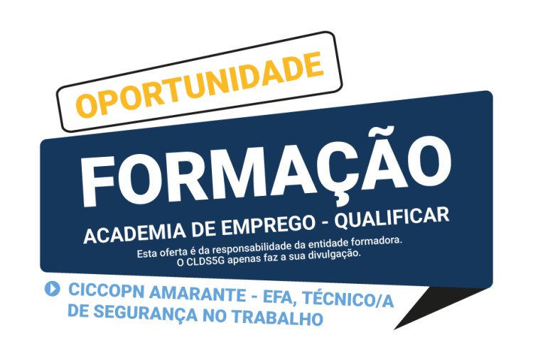 Oportunidade de Formação – CICCOPN Amarante – EFA, Técnico/a de Segurança no Trabalho