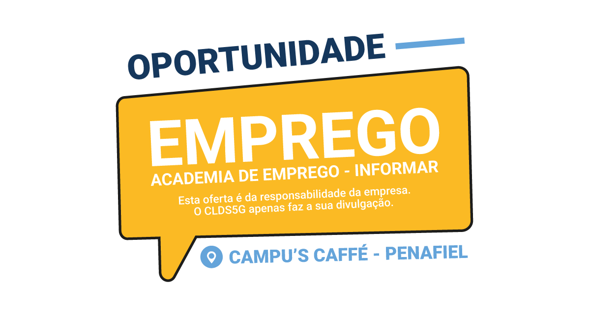 Oportunidade de emprego – Campu’s Caffé – Pizzaiolo / Empregado(a) de Mesa e Balcão / Ajudante de Cozinha
