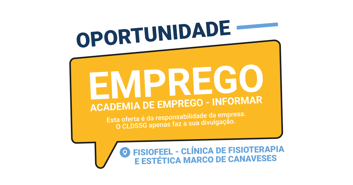 Oportunidade de Emprego – Fisiofeel – Fisioterapeuta