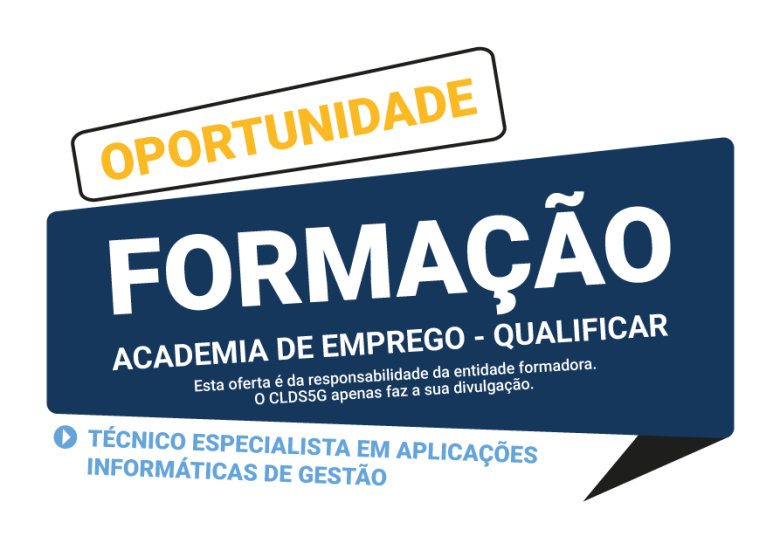 Oportunidade de Formação – Aprendizagem + Técnico Especialista em Aplicações Informáticas de Gestão